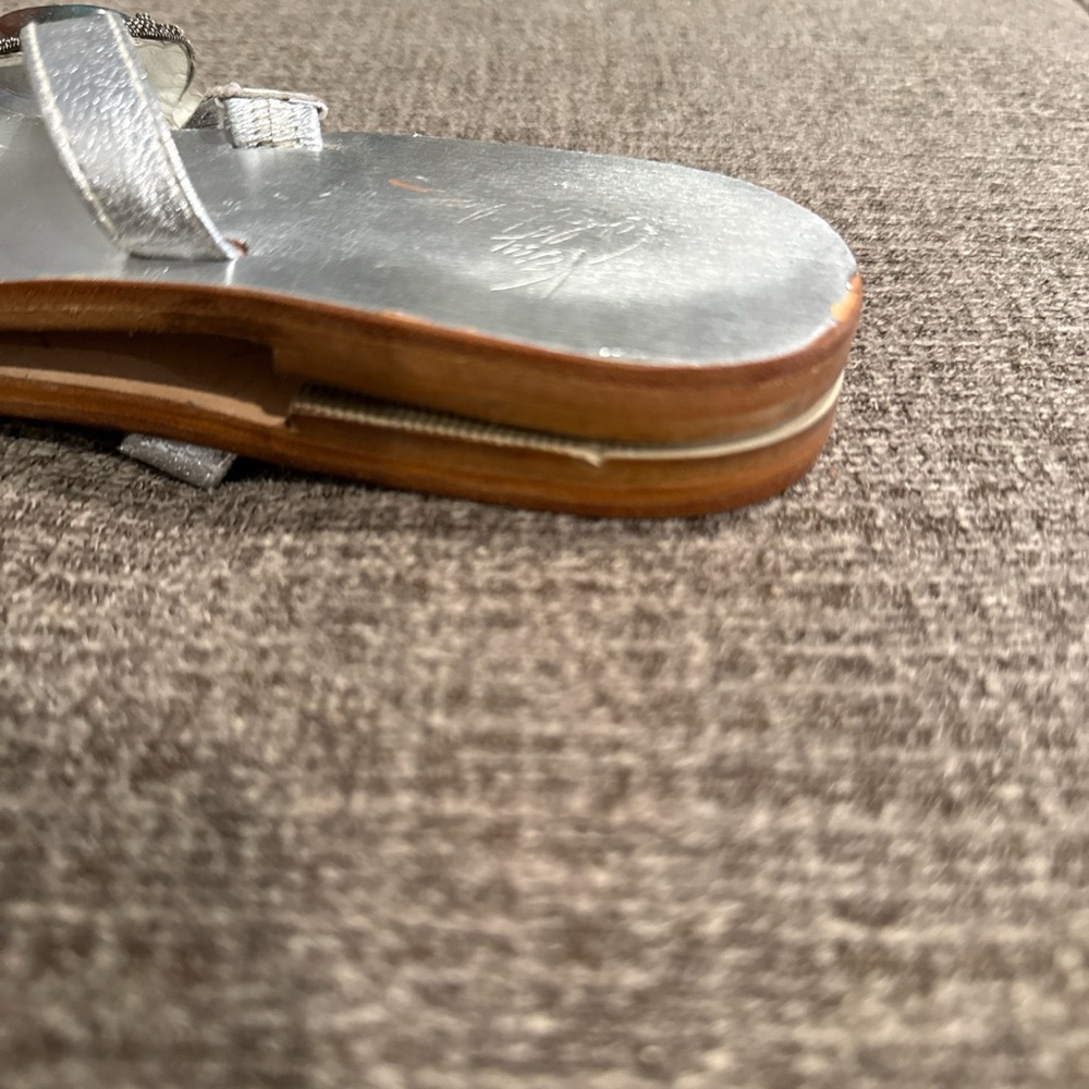 Silver Women's Sandals - Picture 3 of 4